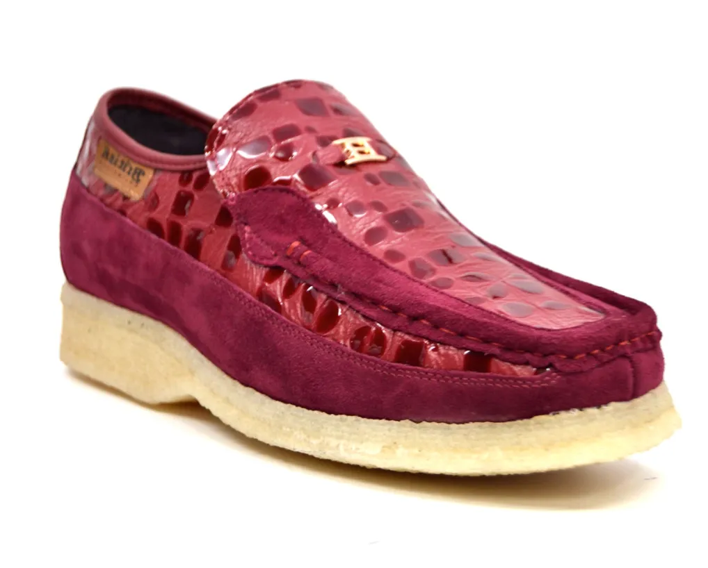 Stone by British Collection - Lederschuh & Wildlederschuh mit Bleich-Crepe-Sohle