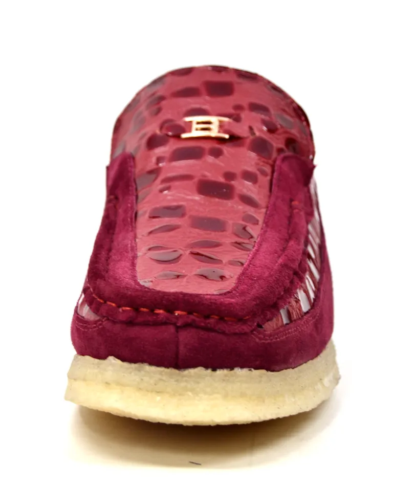 Stone by British Collection - Lederschuh & Wildlederschuh mit Bleich-Crepe-Sohle