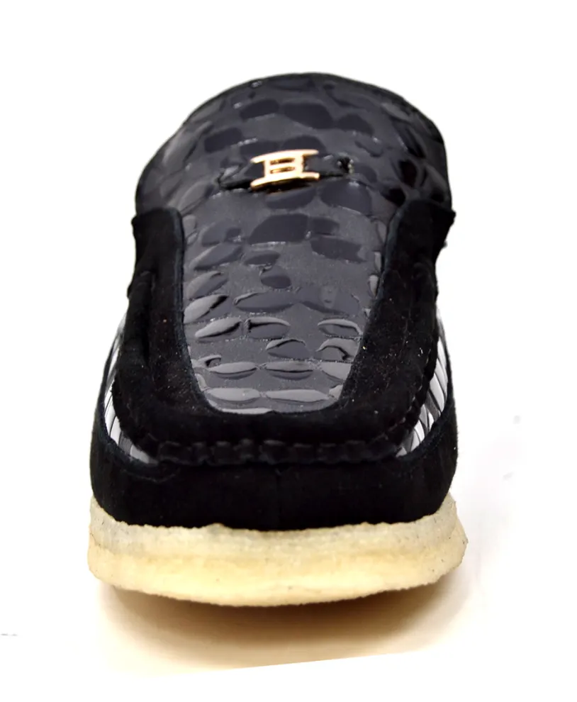 Stone by British Collection - Lederschuh & Wildlederschuh mit Bleich-Crepe-Sohle