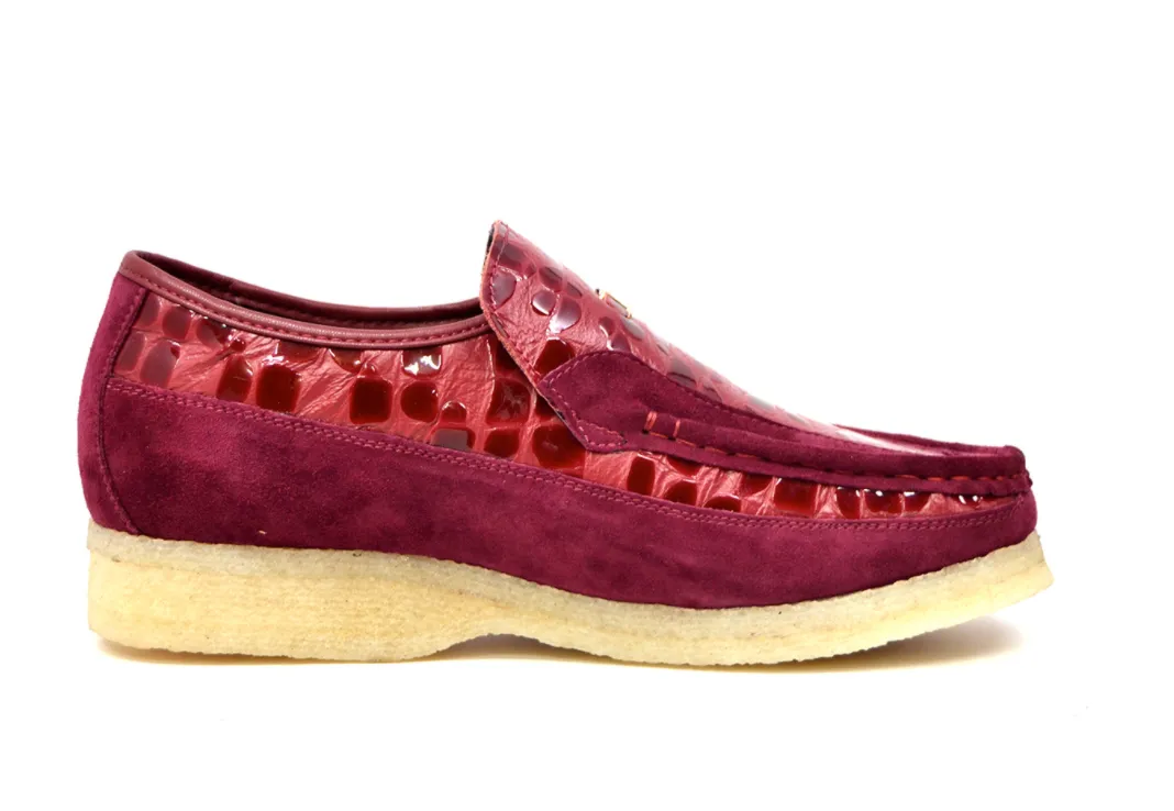 Stone by British Collection - Lederschuh & Wildlederschuh mit Bleich-Crepe-Sohle