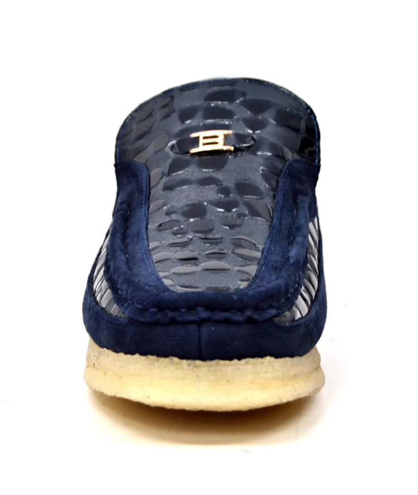 Stone by British Collection - Lederschuh & Wildlederschuh mit Bleich-Crepe-Sohle