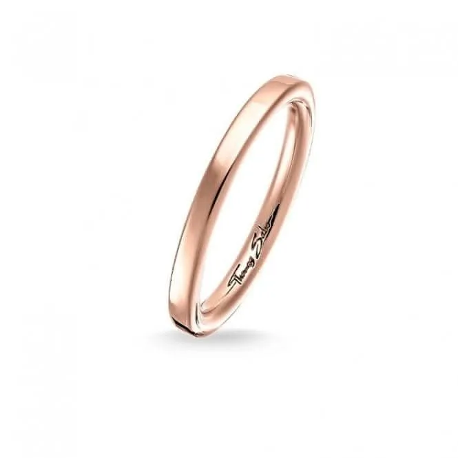 Thomas Sabo Klassischer Roségold-Ring TR1979-415-12 Thomas Sabo Ringe