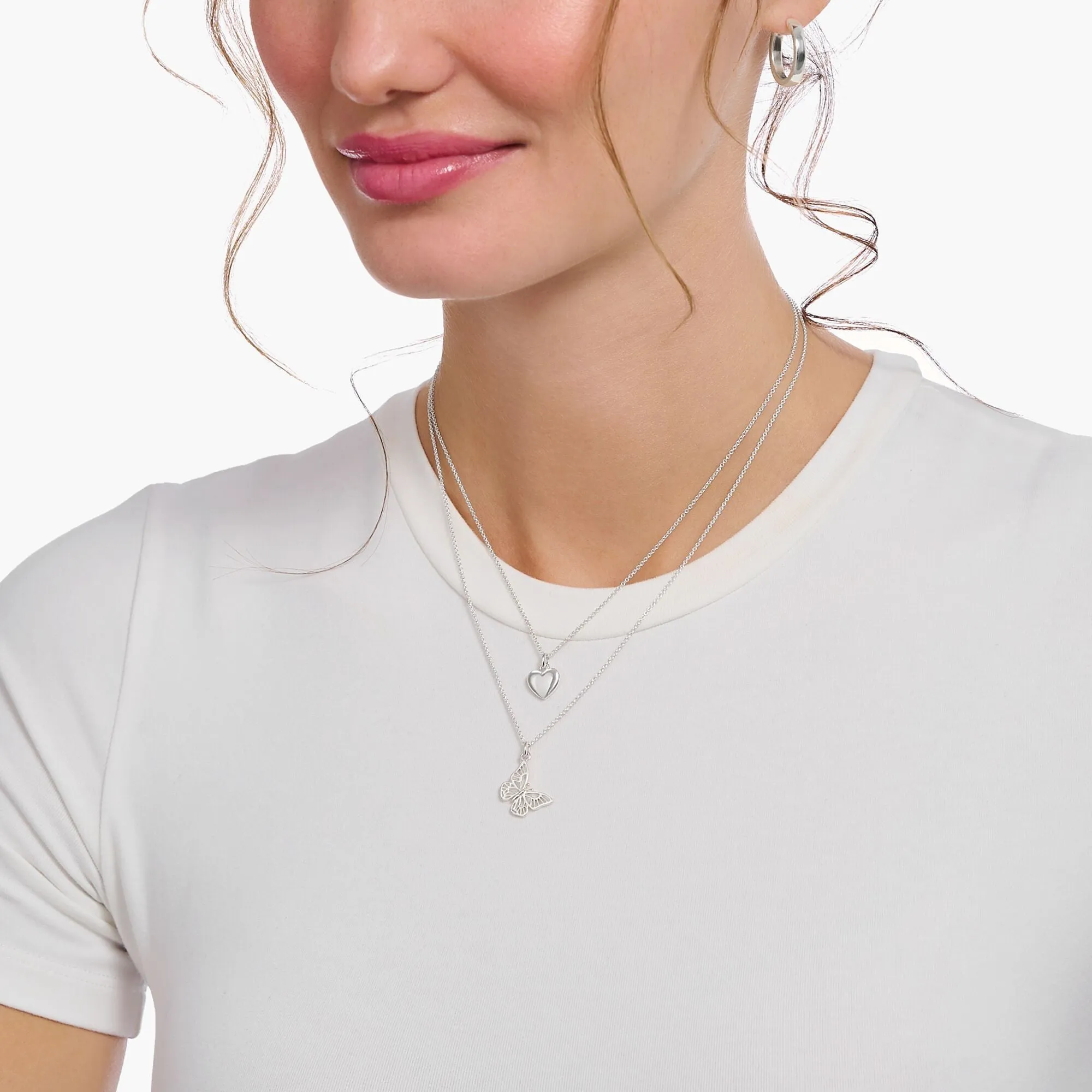 Thomas Sabo Schmuck Thomas Sabo Schmetterlingskette aus Sterling Silber