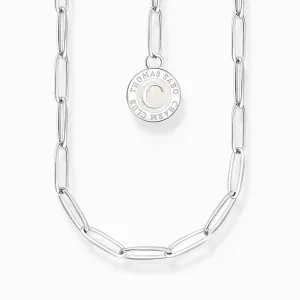 Thomas Sabo Schmuck Thomas Sabo Sterling Silber Charmista Mitglieder Charm Halskette mit Münze