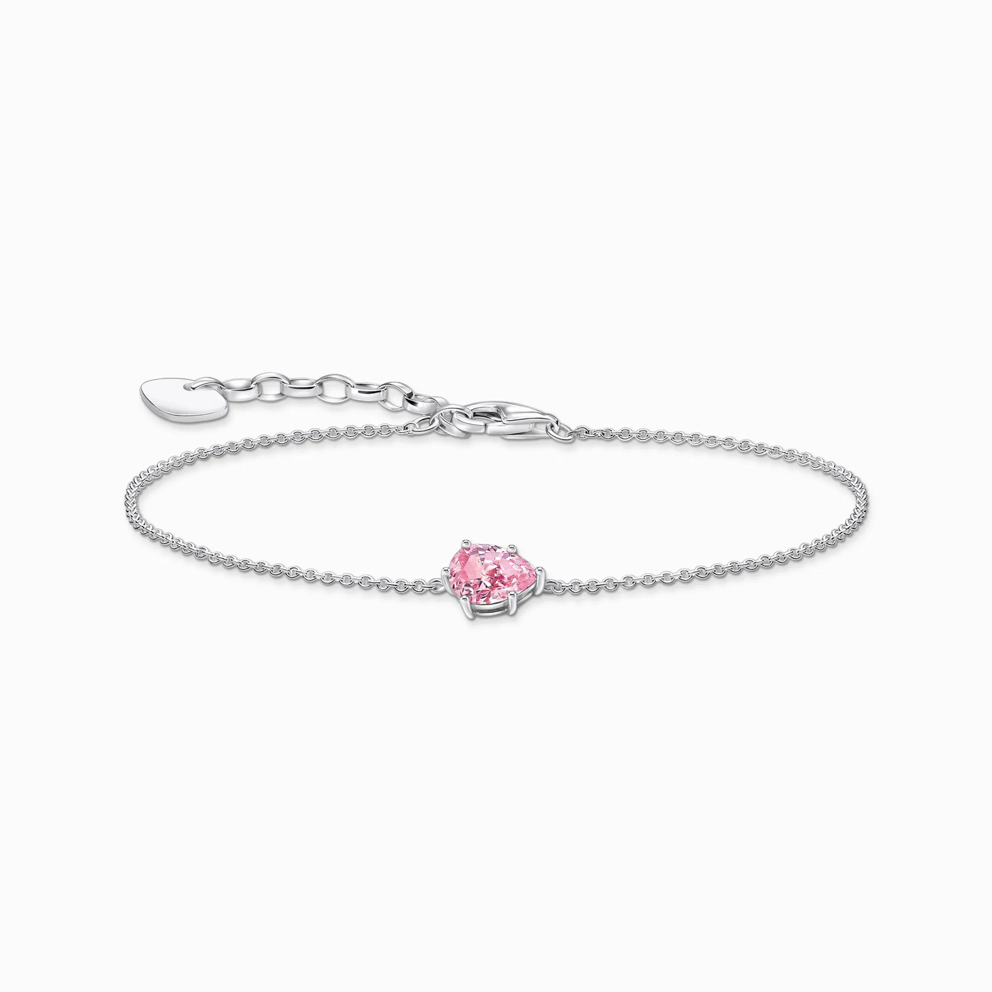 Thomas Sabo Schmuck Thomas Sabo Sterling Silber Träne Rosa Zirkonia Armband