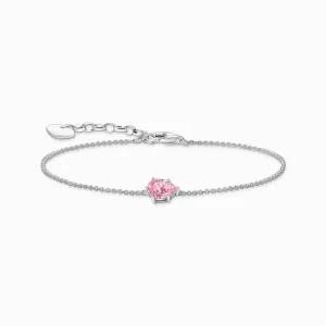 Thomas Sabo Schmuck Thomas Sabo Sterling Silber Träne Rosa Zirkonia Armband