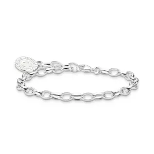Thomas Sabo Silberschmuck Thomas Sabo Sterling Silber Charmista Belcher 19cm Armband