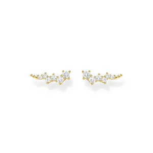 Thomas Sabo Damen Ohrringe Ear Climber mit weißen Steinen
