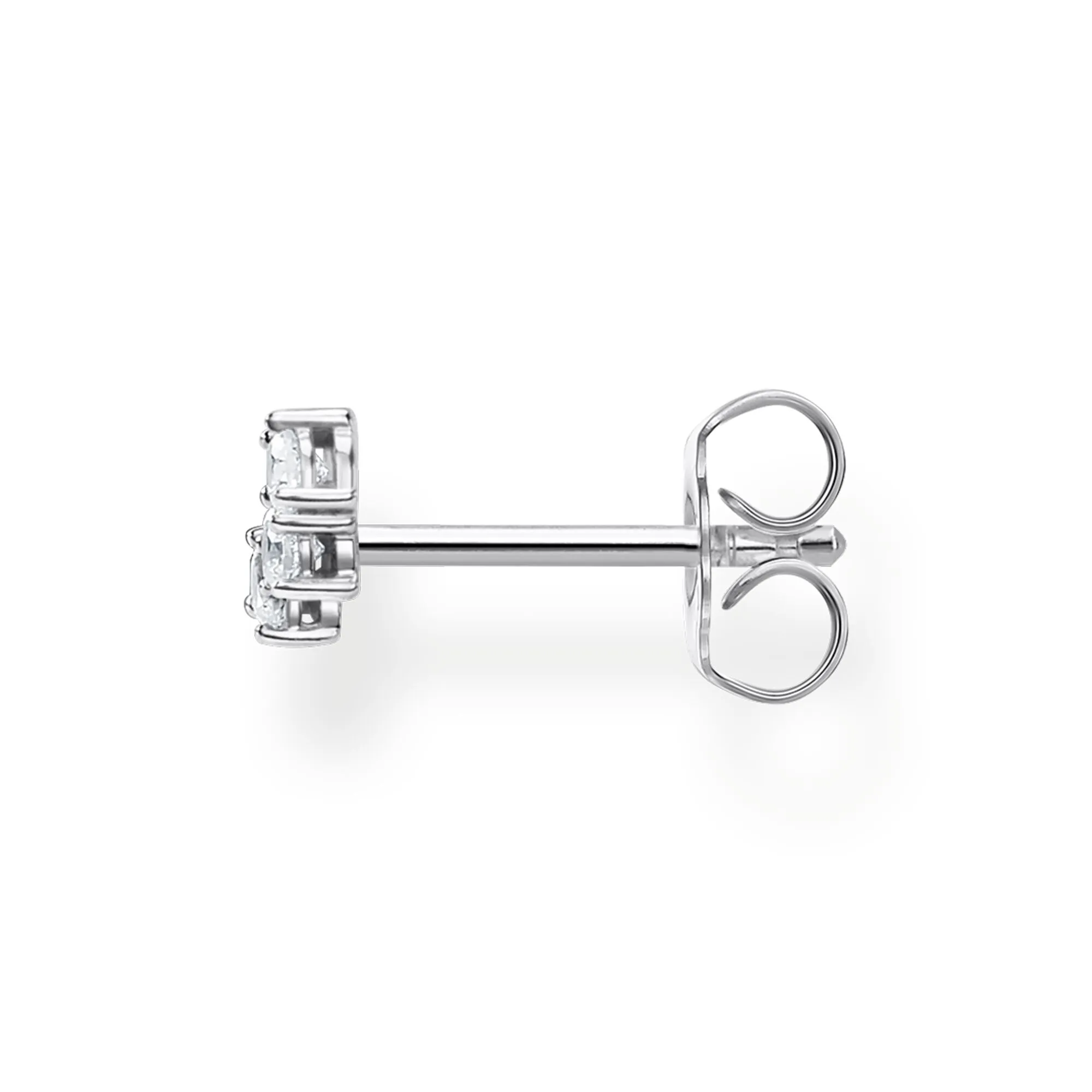 Thomas Sabo Damen Ohrringe Ohrstecker mit weißen Steinen (Einzelstück)