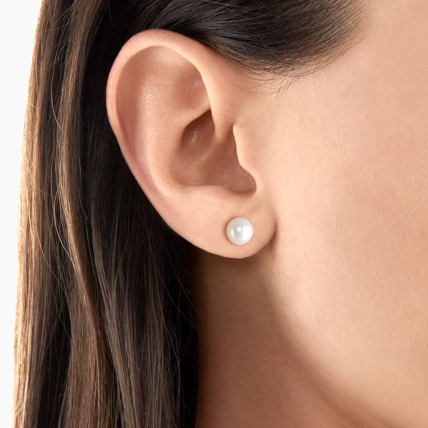 Thomas Sabo Damen Ohrringe Ohrstecker Perle Gold