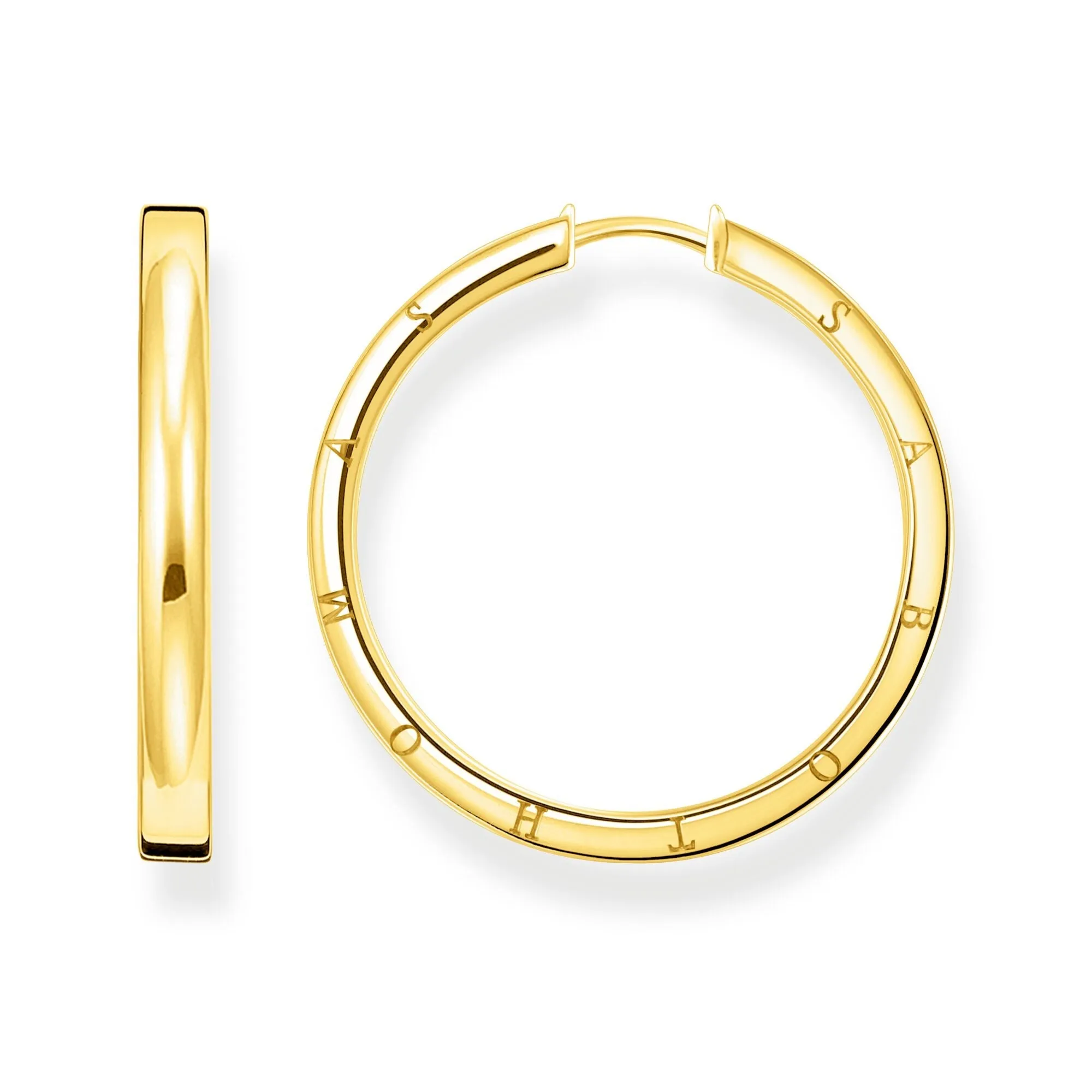 Thomas Sabo Damen Ohrringe Creolen groß gold
