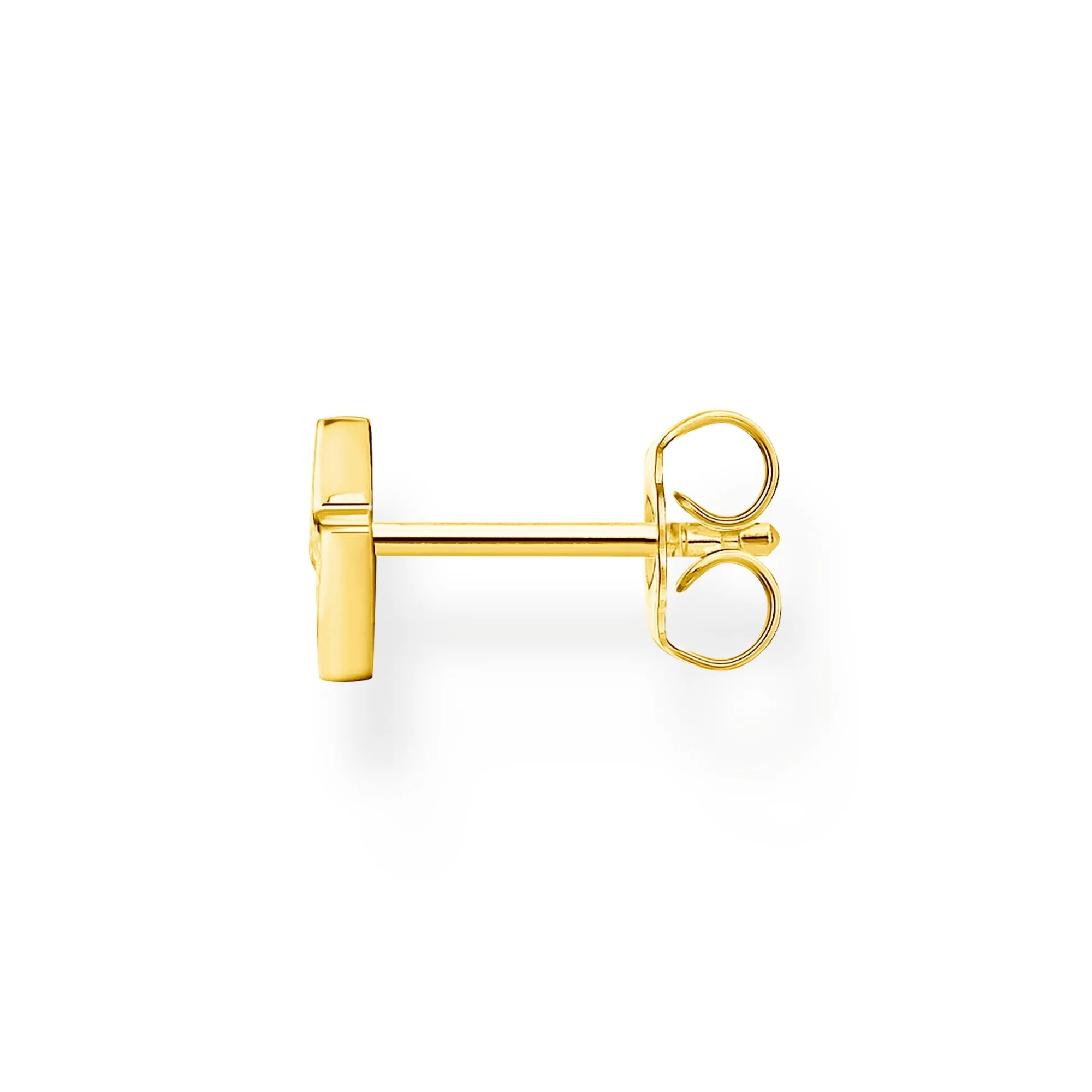 Thomas Sabo Damen Ohrringe Einzelner Ohrstecker Blitz Gold