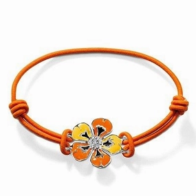 Thomas Sabo Enamel Tropical Island Flower Elastic Bracelet A1013–138–8