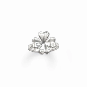 Thomas Sabo Silver Four Leaf Clover Ring TR1912-001-12