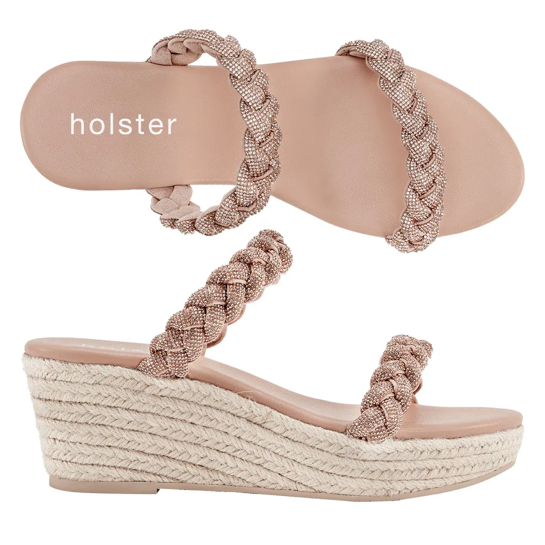 Tiara Espadrille - Hellbraun
