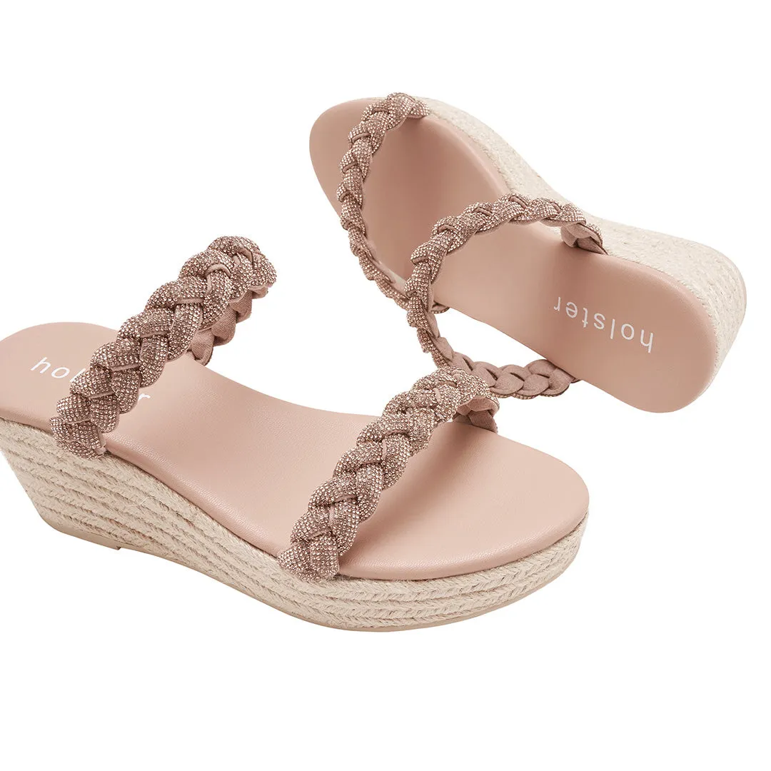 Tiara Espadrille - Hellbraun