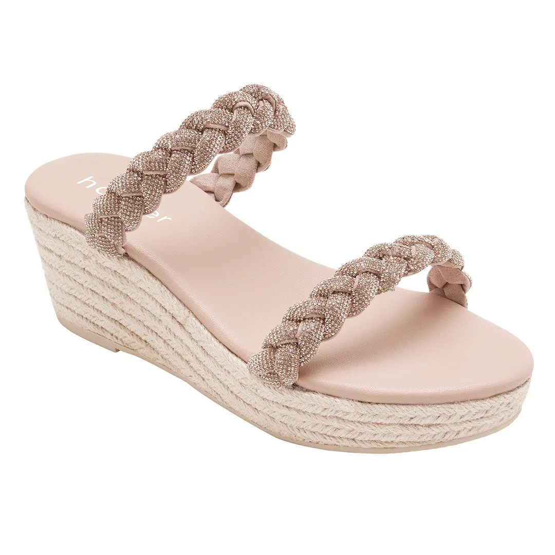 Tiara Espadrille - Hellbraun
