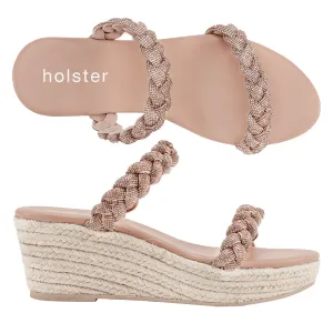 Tiara Espadrille - Hellbraun