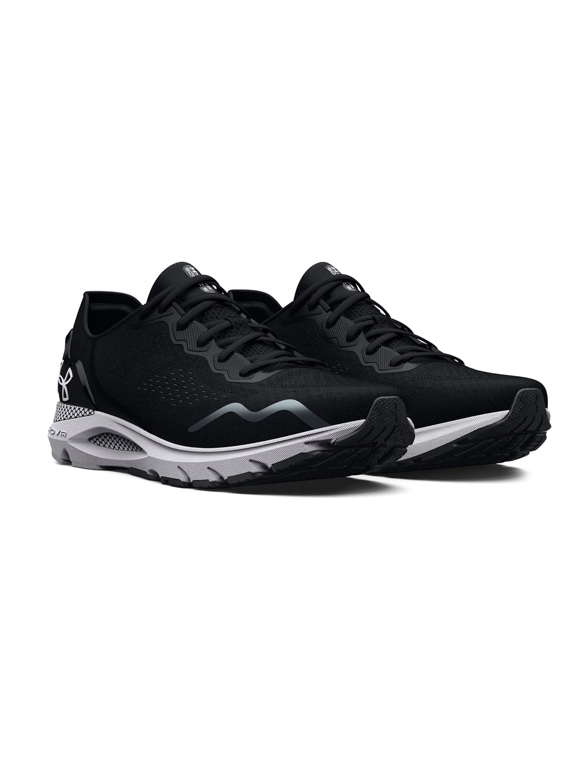 UA HOVR Sonic 6 Laufschuhe - Schwarz/Weiß