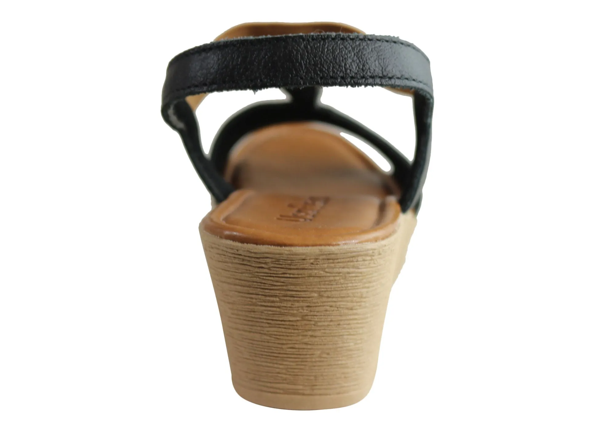 Usaflex Analise Damen Komfort Keil-Sandalen mit Polsterung Hergestellt in Brasilien Usaflex Schuhe
