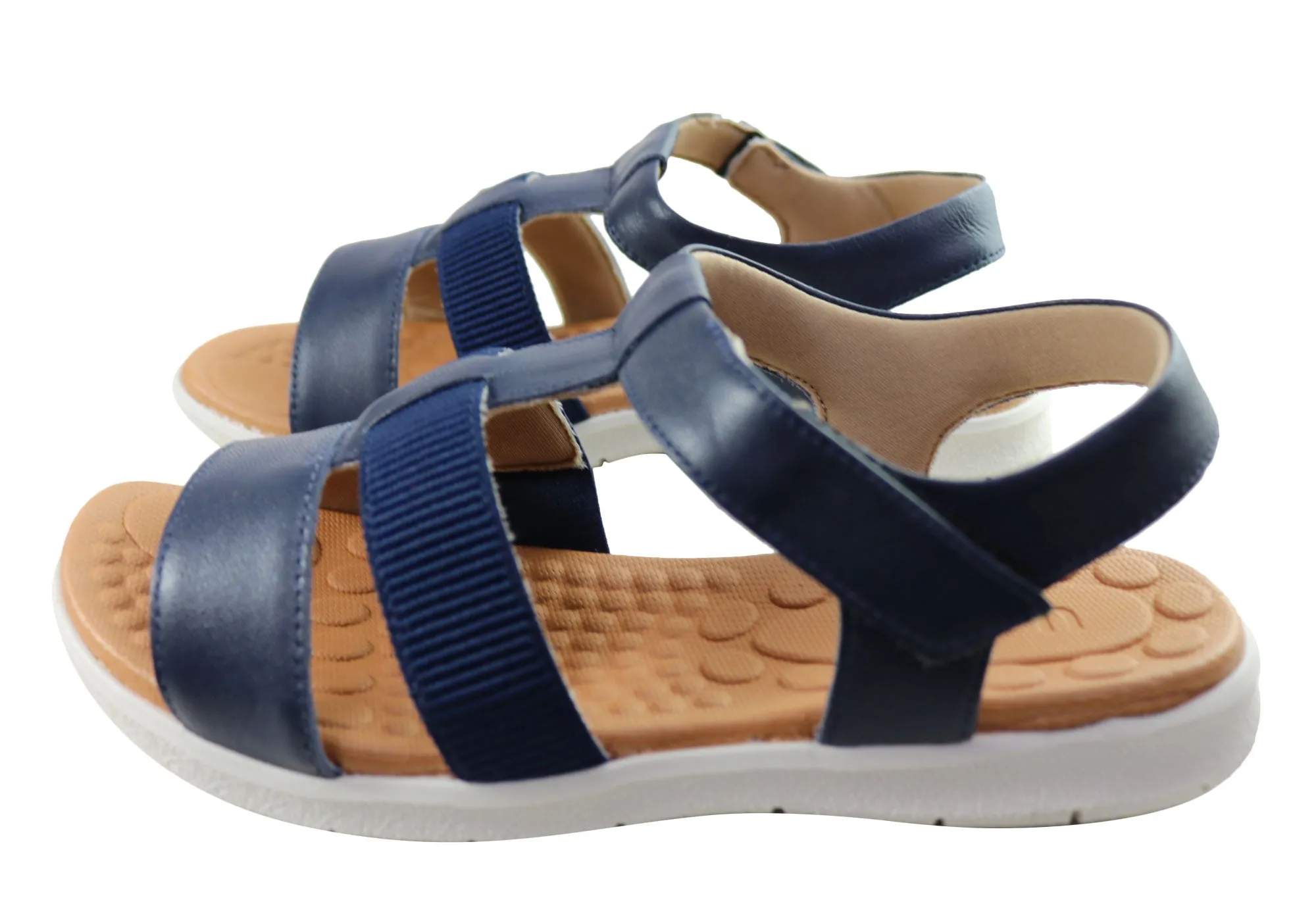Usaflex Arwen Damen Bequeme Ledersandalen Hergestellt In Brasilien Usaflex Schuhe