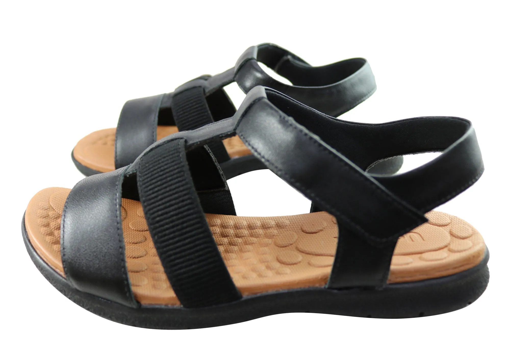 Usaflex Arwen Damen Bequeme Ledersandalen Hergestellt In Brasilien Usaflex Schuhe