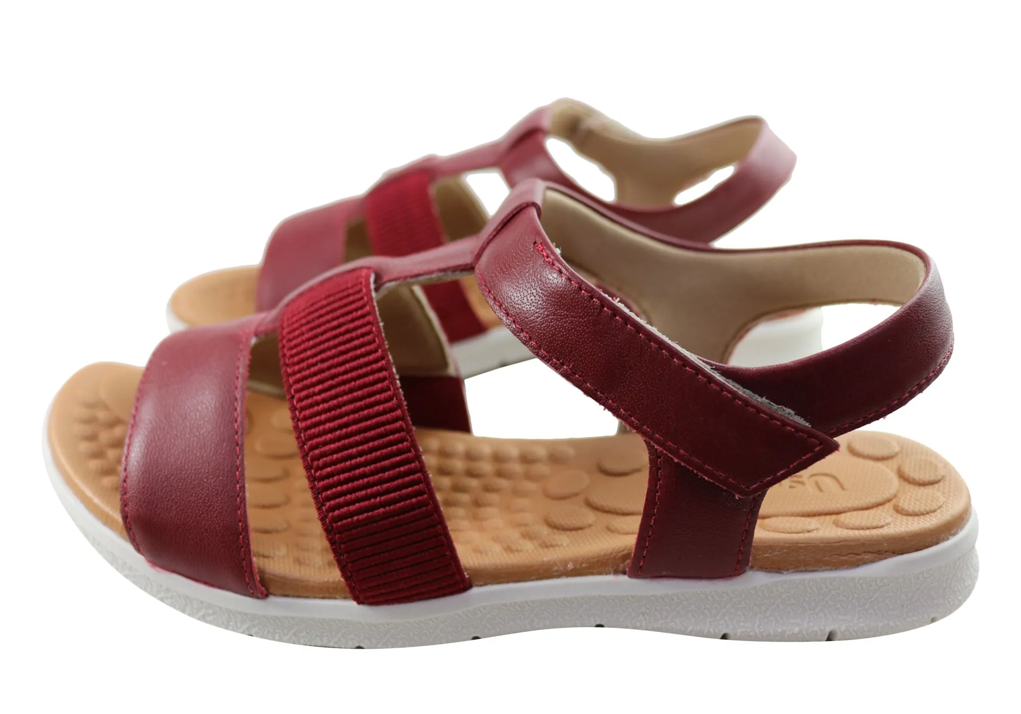 Usaflex Arwen Damen Bequeme Ledersandalen Hergestellt In Brasilien Usaflex Schuhe