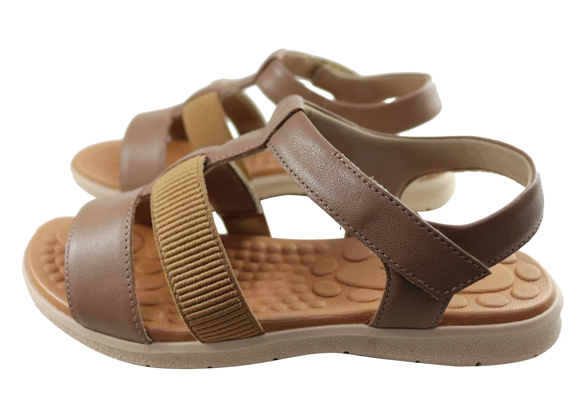 Usaflex Arwen Damen Bequeme Ledersandalen Hergestellt In Brasilien Usaflex Schuhe