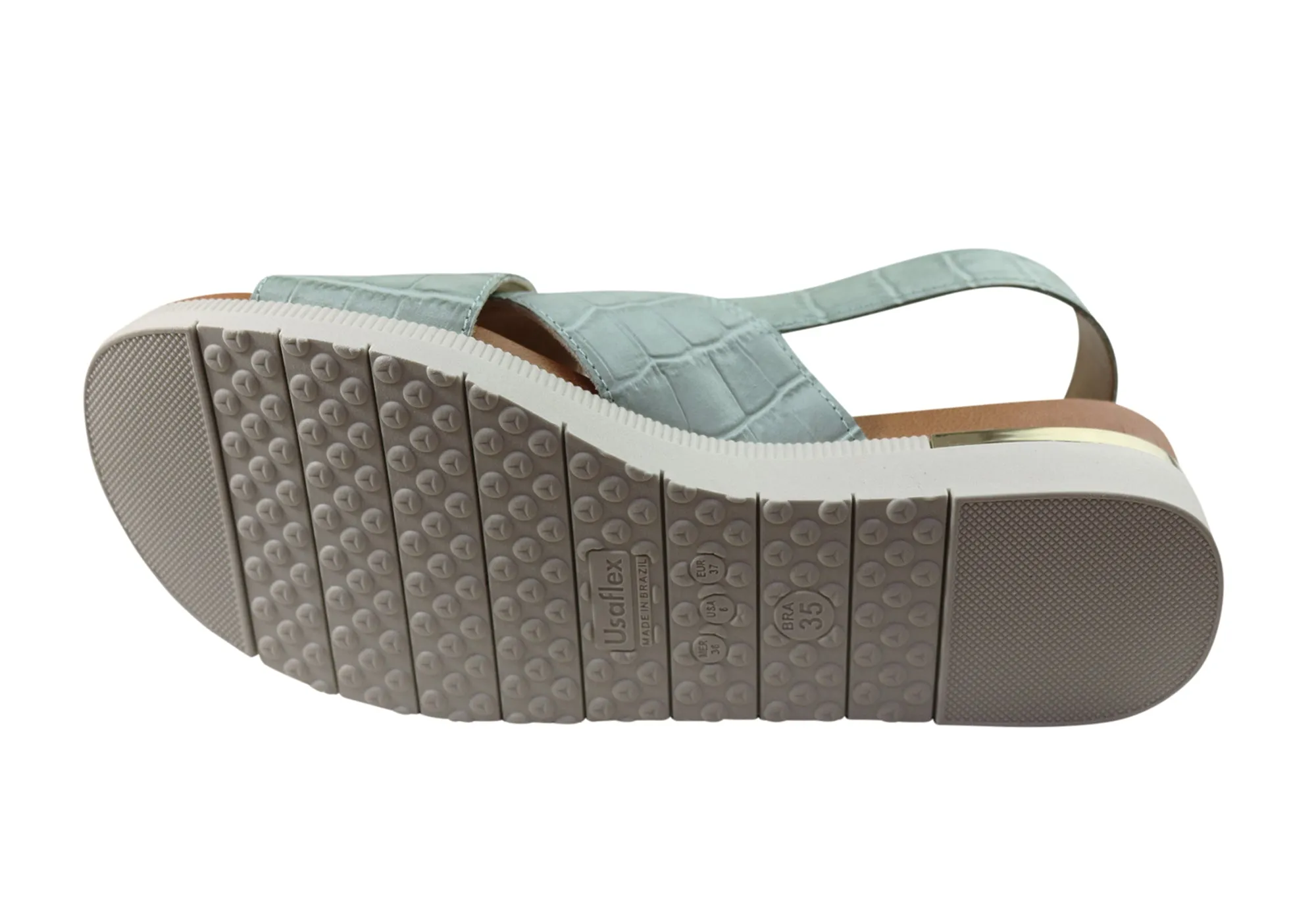 Usaflex Breeza Damen Bequeme Ledersandalen Hergestellt In Brasilien Usaflex Schuhe