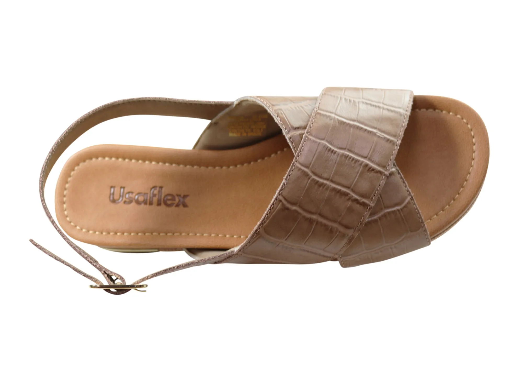 Usaflex Breeza Damen Bequeme Ledersandalen Hergestellt In Brasilien Usaflex Schuhe