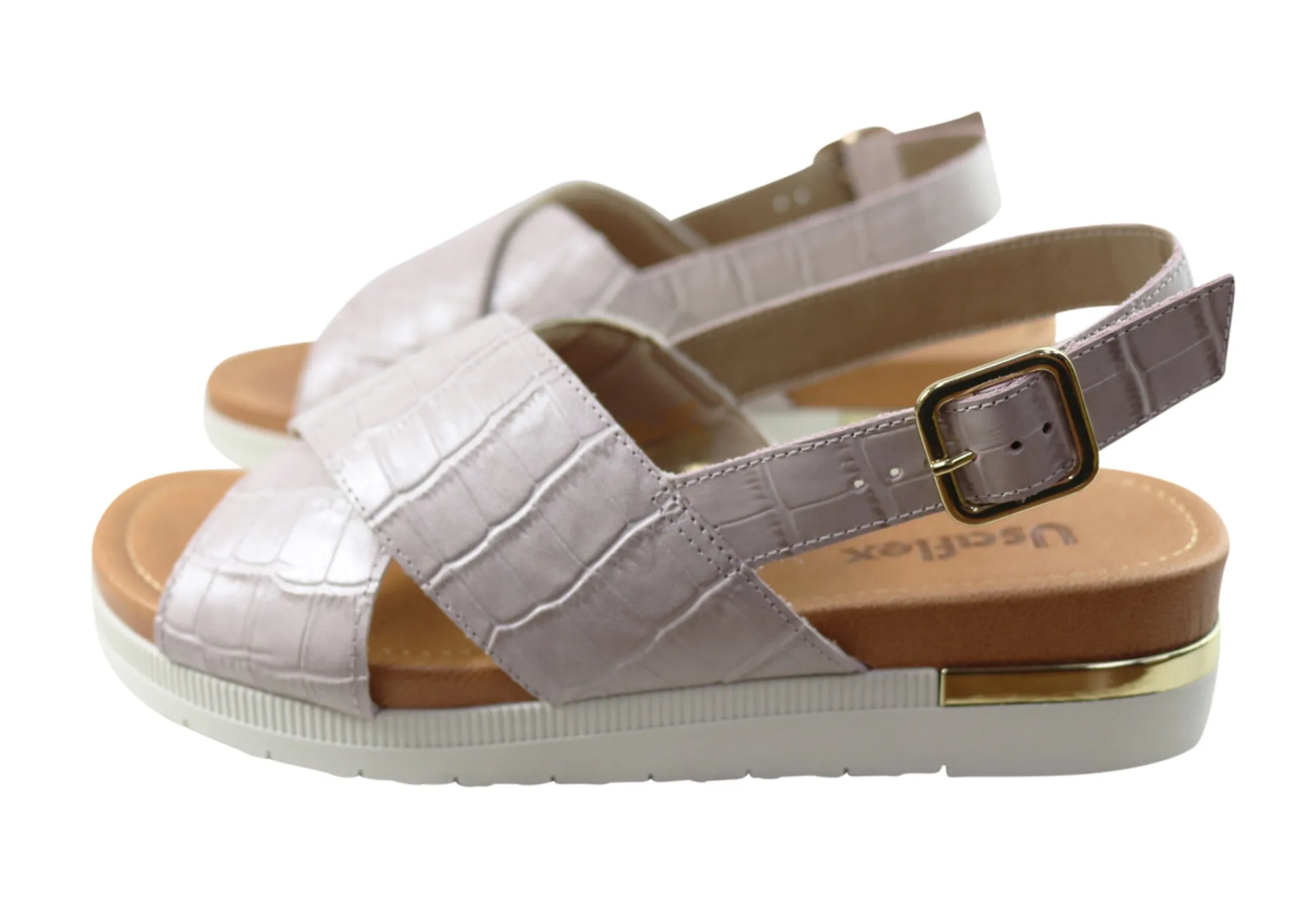 Usaflex Breeza Damen Bequeme Ledersandalen Hergestellt In Brasilien Usaflex Schuhe