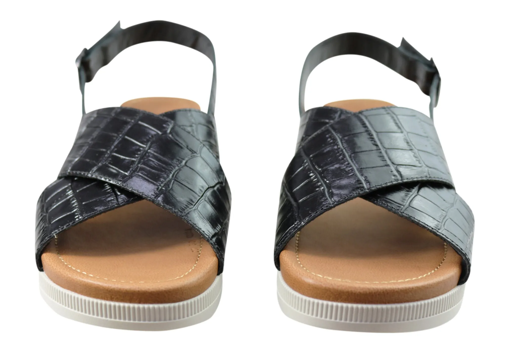 Usaflex Breeza Damen Bequeme Ledersandalen Hergestellt In Brasilien Usaflex Schuhe