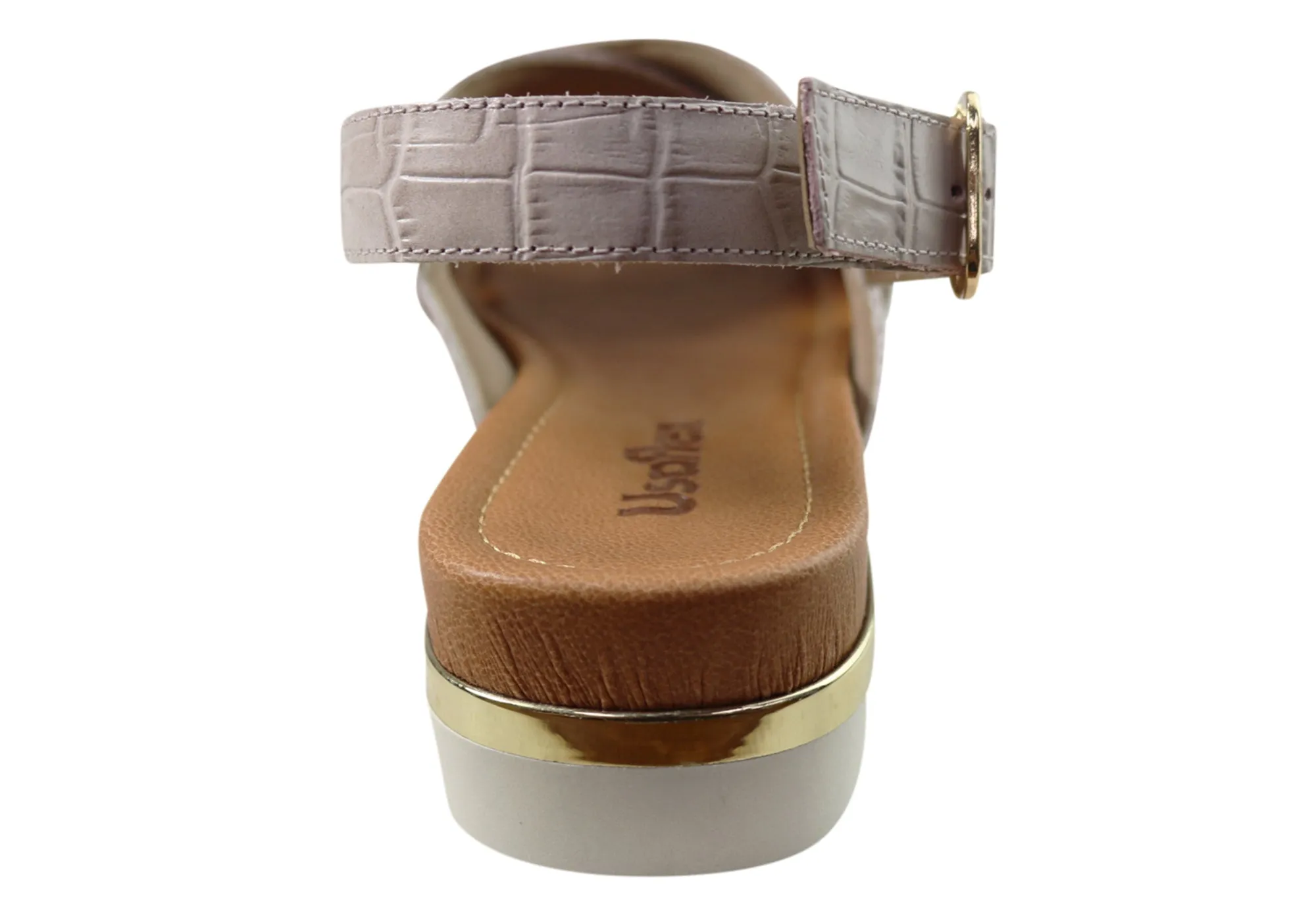 Usaflex Breeza Damen Bequeme Ledersandalen Hergestellt In Brasilien Usaflex Schuhe