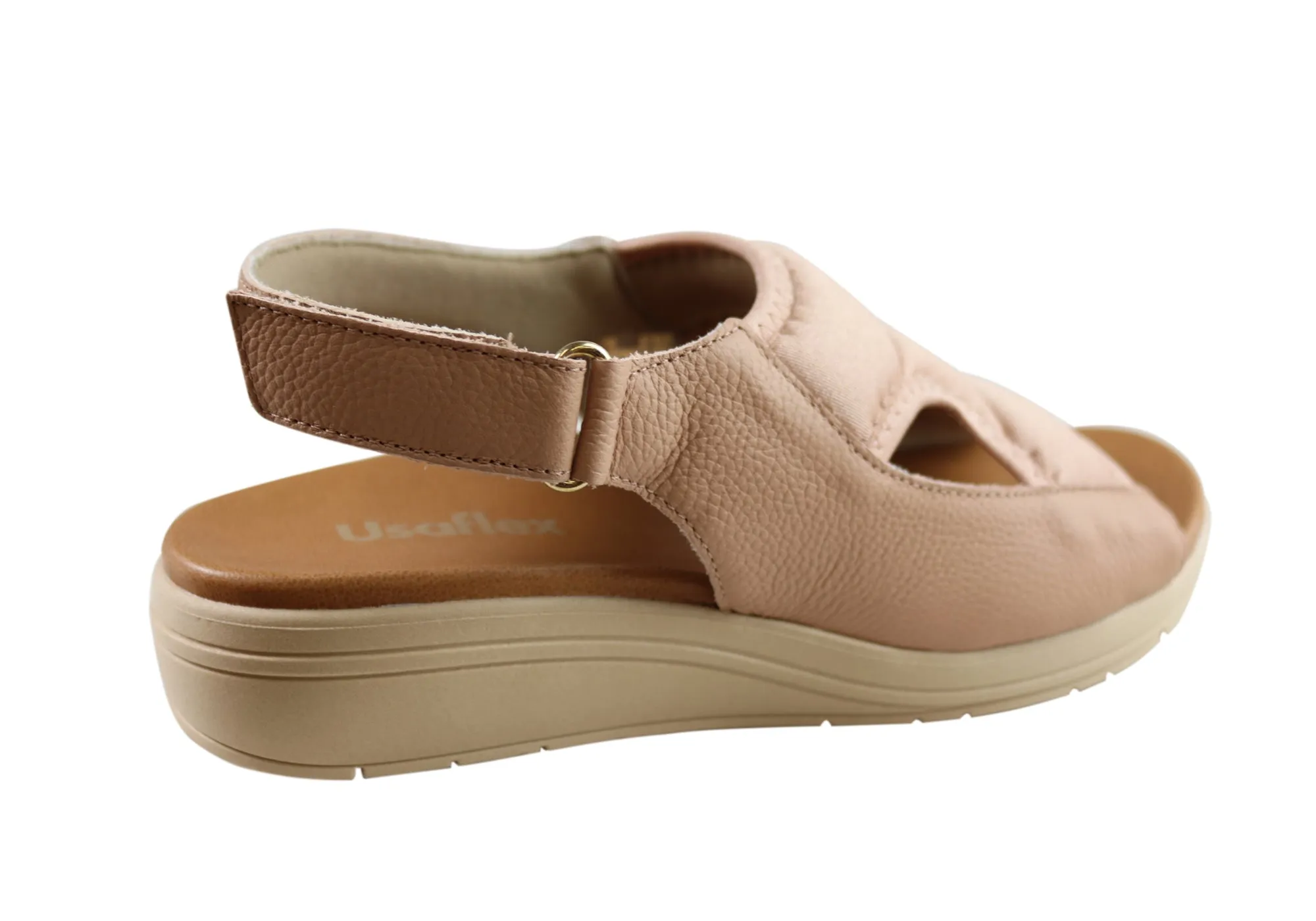 Usaflex Eloise Damen Bequeme Ledersandalen Hergestellt In Brasilien Usaflex Schuhe
