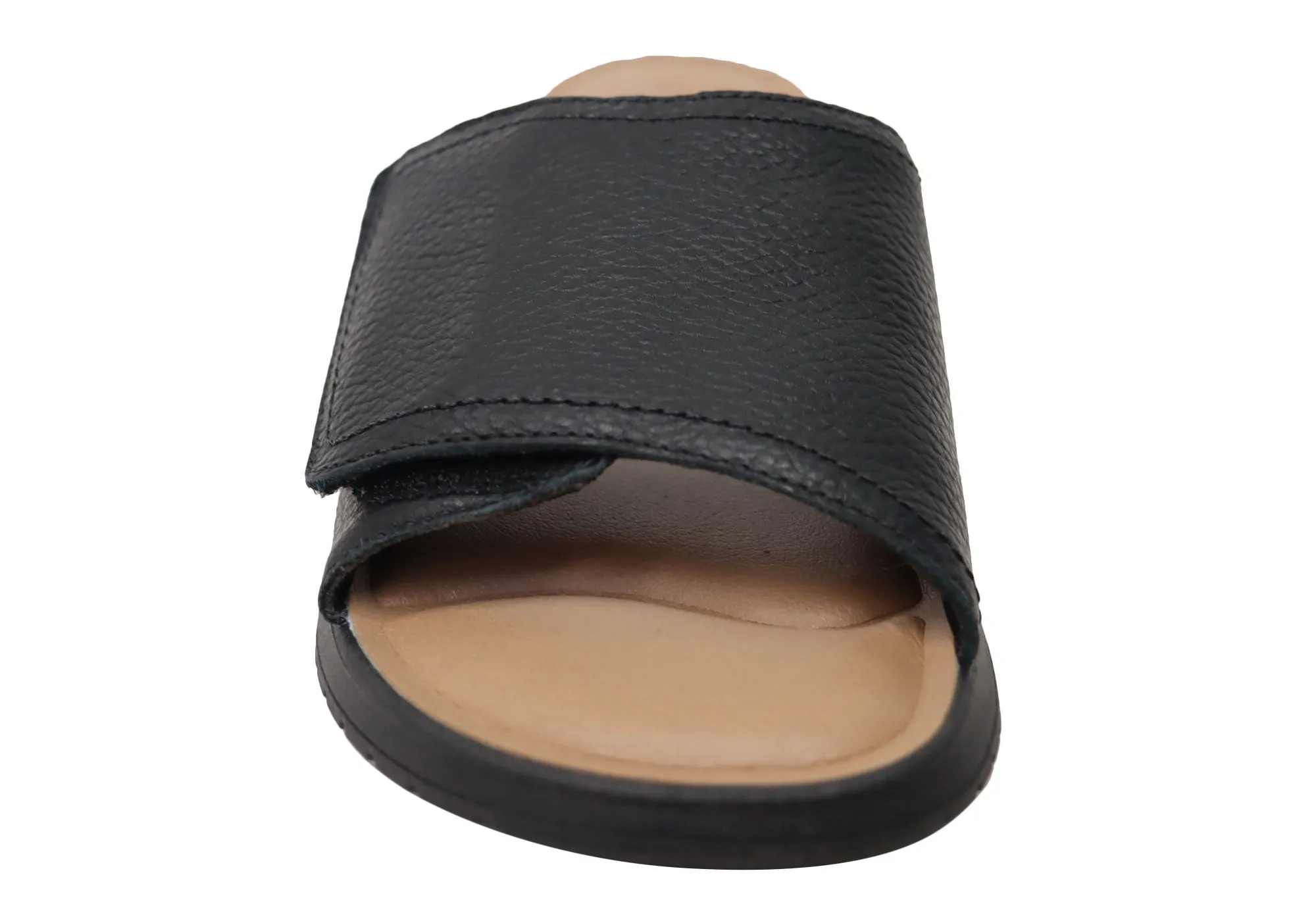 Usaflex Holiday Damen Bequeme Brasilianische Leder Slides Sandalen Usaflex Schuhe