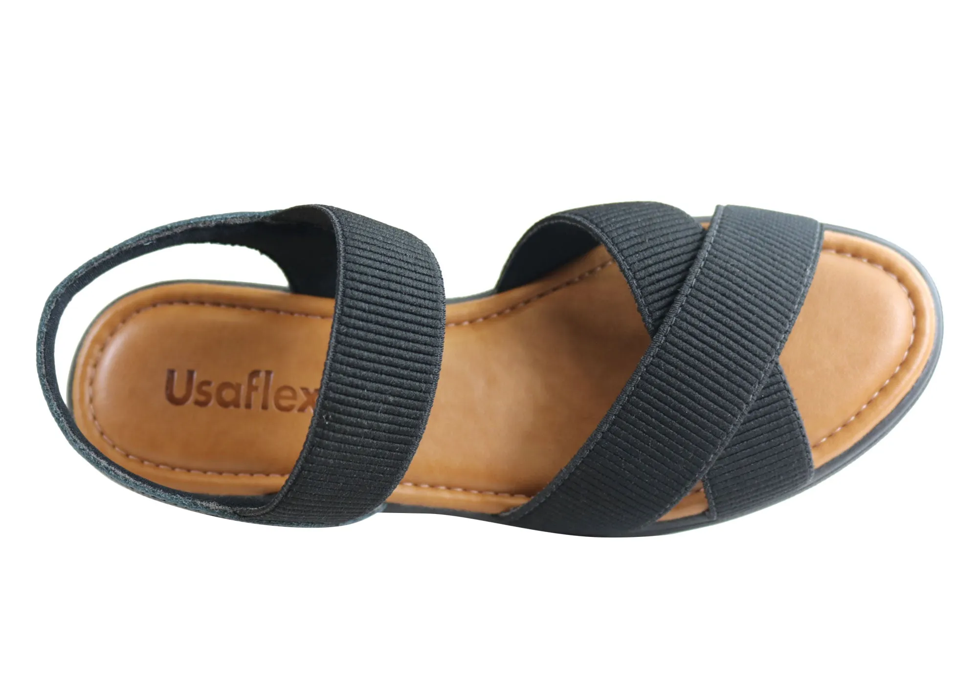 Usaflex Jetty Damen Bequeme Sandalen mit Polsterung Hergestellt in Brasilien Usaflex Schuhe