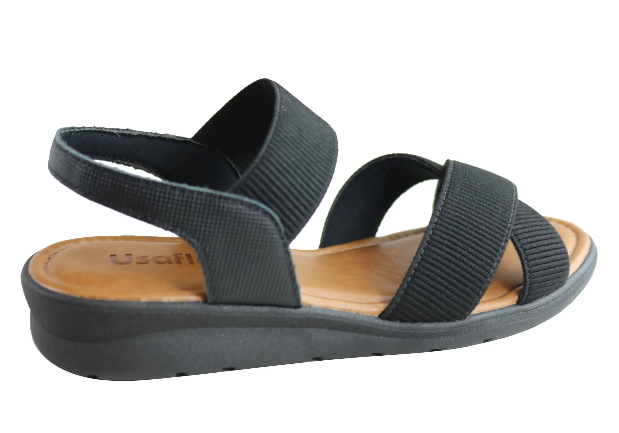 Usaflex Jetty Damen Bequeme Sandalen mit Polsterung Hergestellt in Brasilien Usaflex Schuhe
