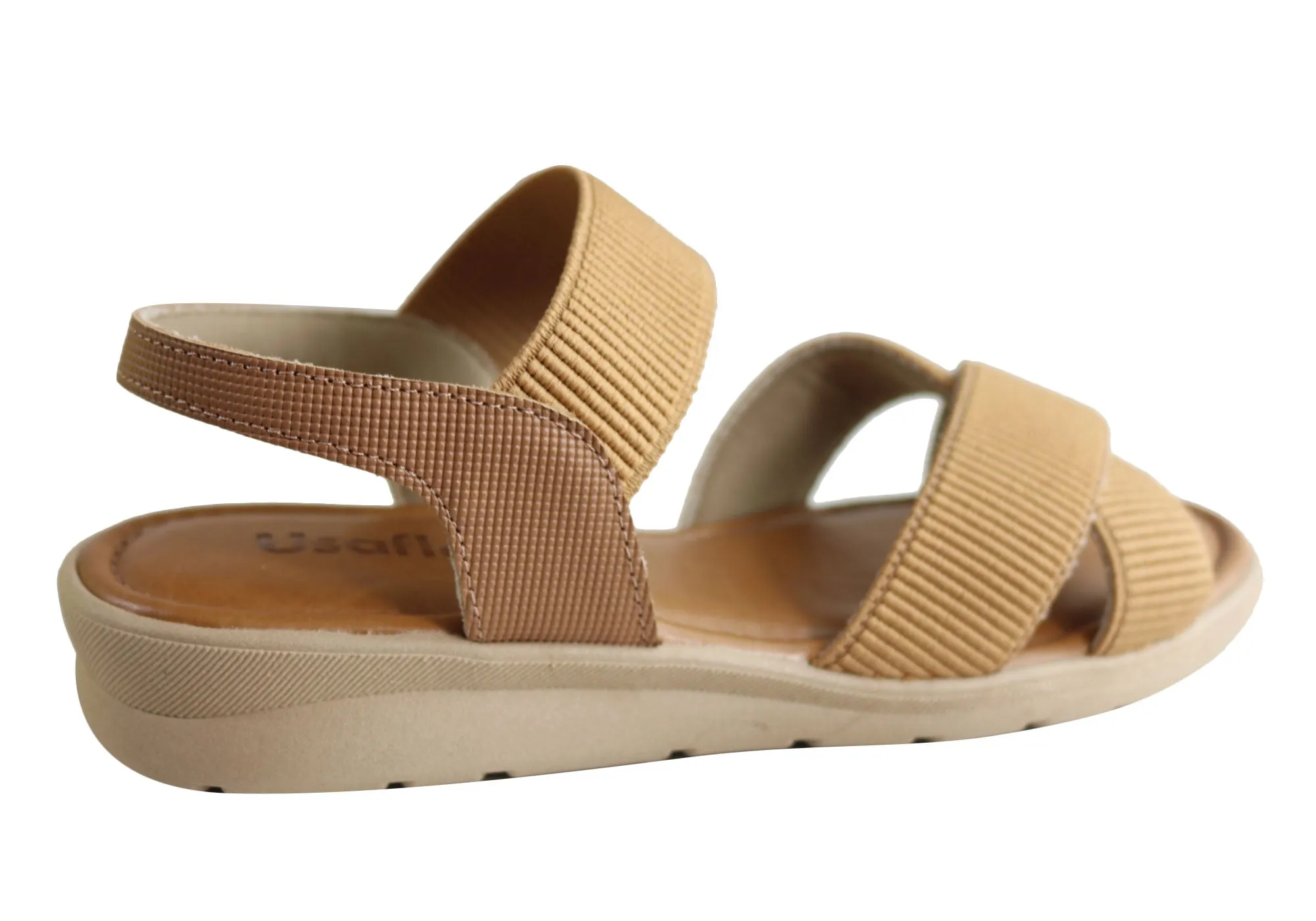 Usaflex Jetty Damen Bequeme Sandalen mit Polsterung Hergestellt in Brasilien Usaflex Schuhe