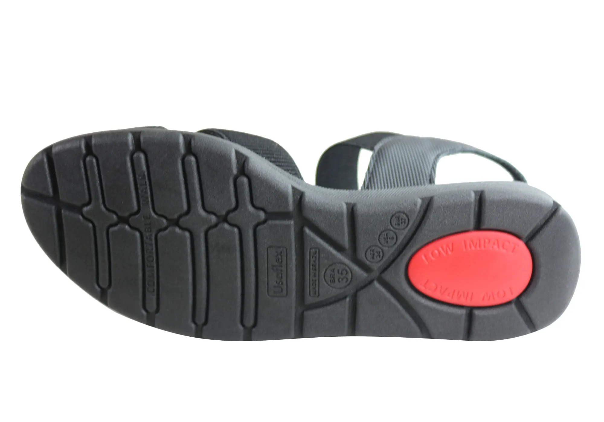 Usaflex Jetty Damen Bequeme Sandalen mit Polsterung Hergestellt in Brasilien Usaflex Schuhe