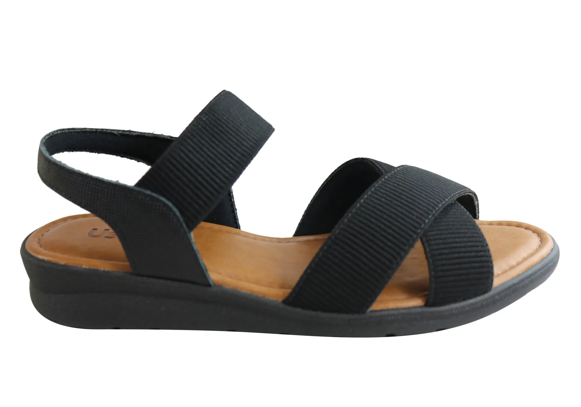 Usaflex Jetty Damen Bequeme Sandalen mit Polsterung Hergestellt in Brasilien Usaflex Schuhe