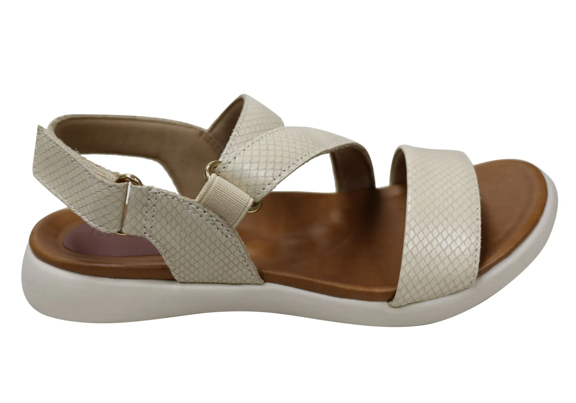Usaflex Lenore Damen Bequeme Ledersandalen Hergestellt in Brasilien Usaflex Schuhe
