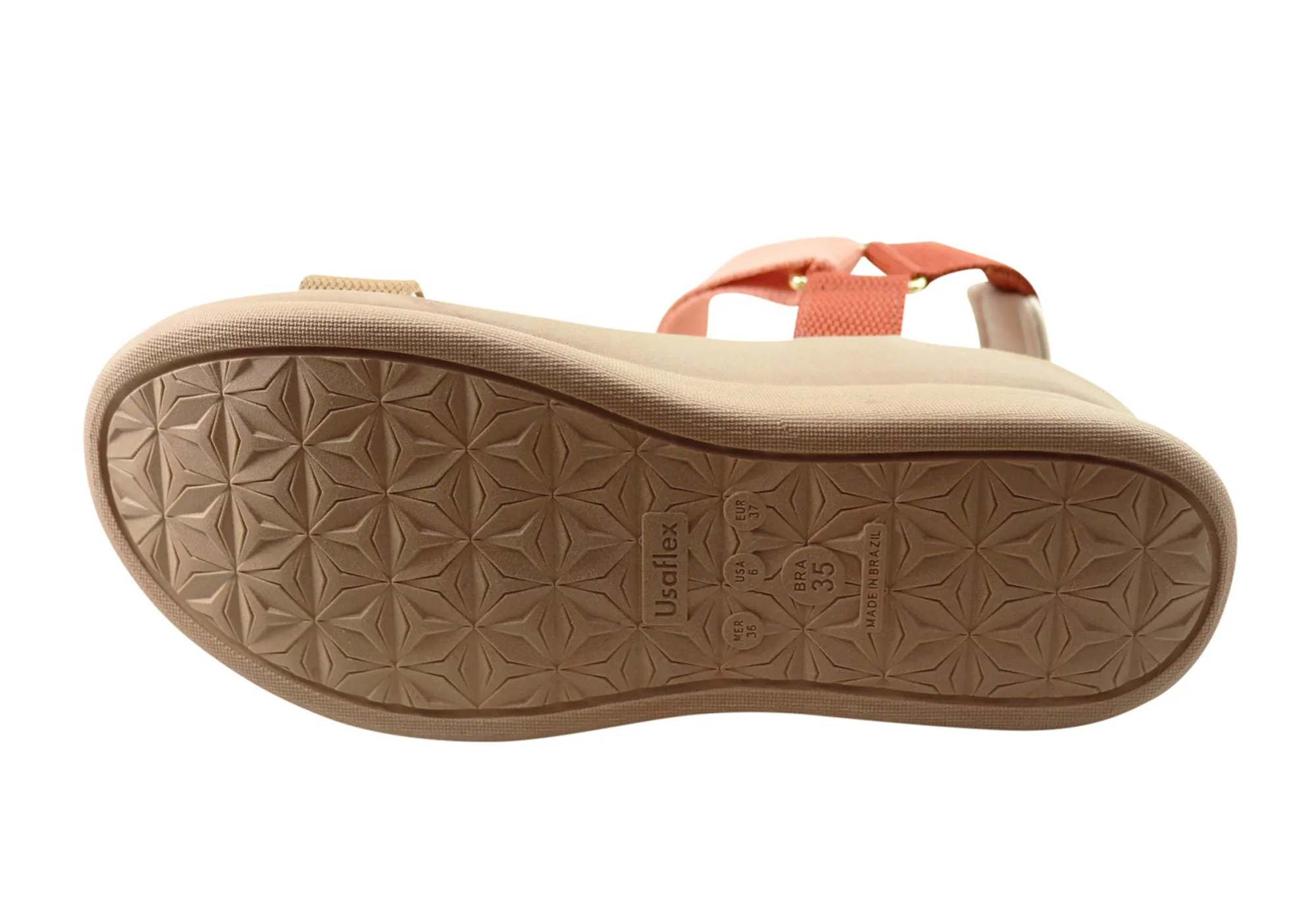 Usaflex Reece Damen Bequeme Sandalen Hergestellt in Brasilien Usaflex Schuhe