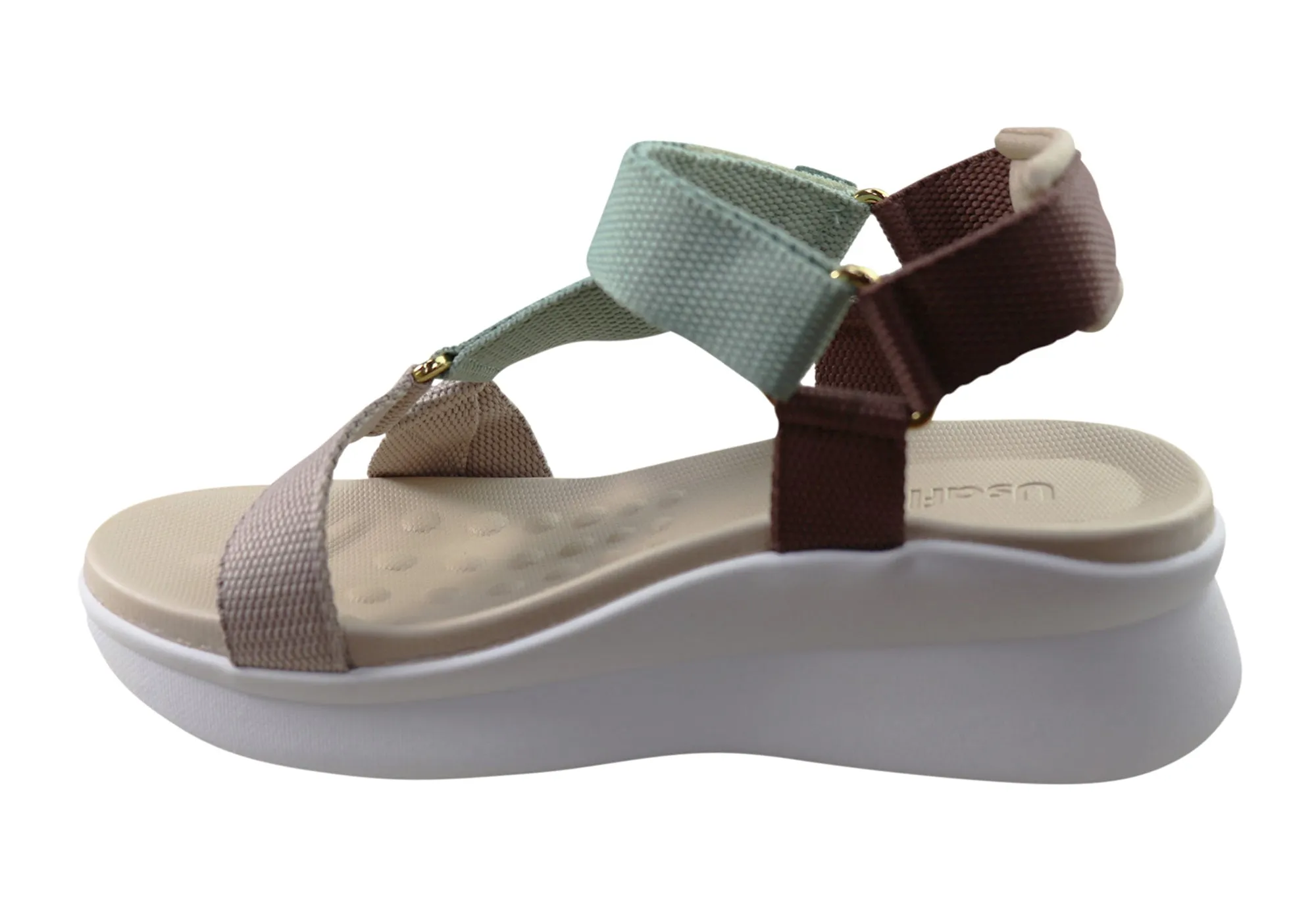 Usaflex Reece Damen Bequeme Sandalen Hergestellt in Brasilien Usaflex Schuhe
