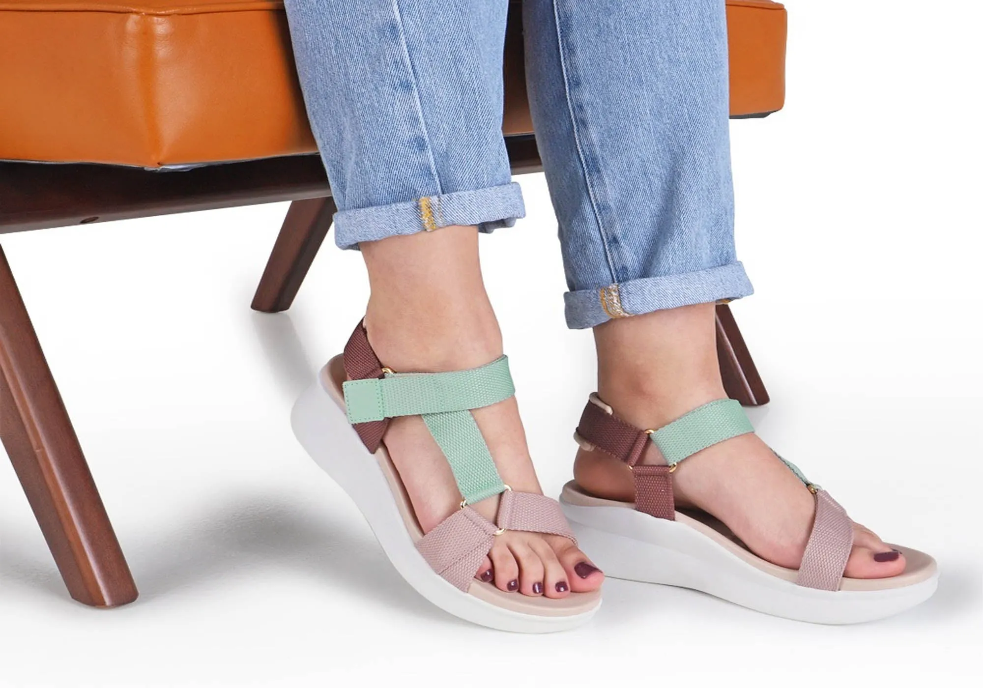 Usaflex Reece Damen Bequeme Sandalen Hergestellt in Brasilien Usaflex Schuhe