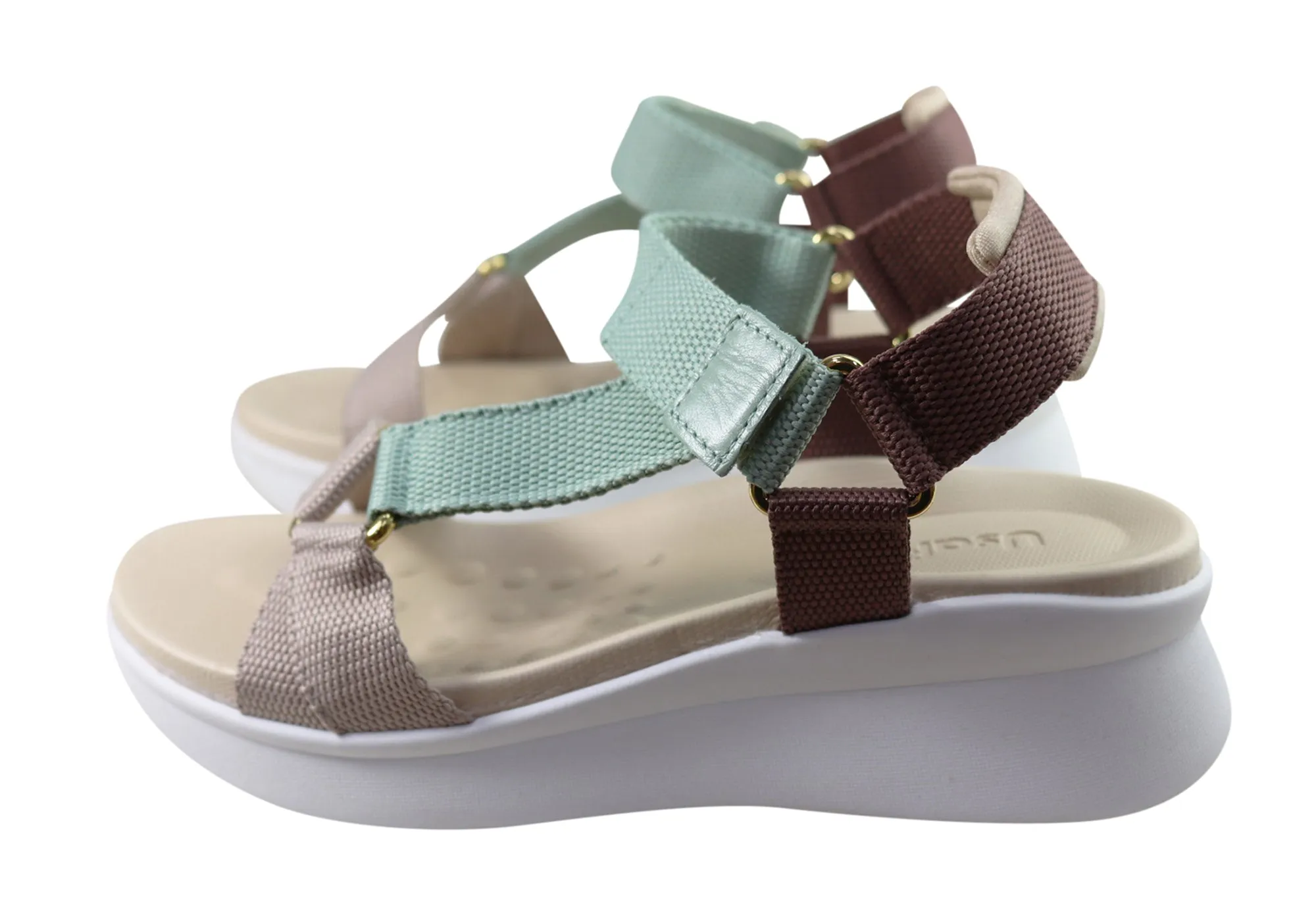 Usaflex Reece Damen Bequeme Sandalen Hergestellt in Brasilien Usaflex Schuhe