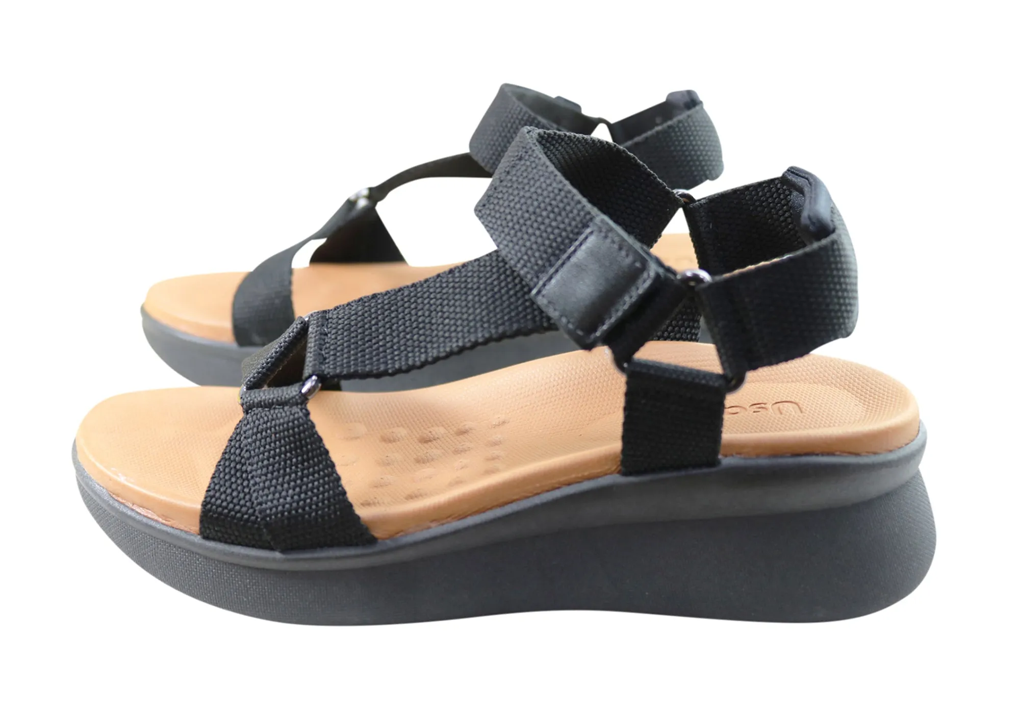 Usaflex Reece Damen Bequeme Sandalen Hergestellt in Brasilien Usaflex Schuhe