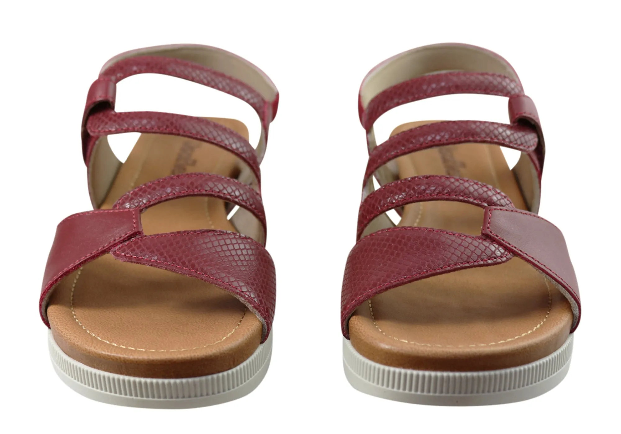 Usaflex Satora Damen Bequeme Ledersandalen Hergestellt In Brasilien Usaflex Schuhe