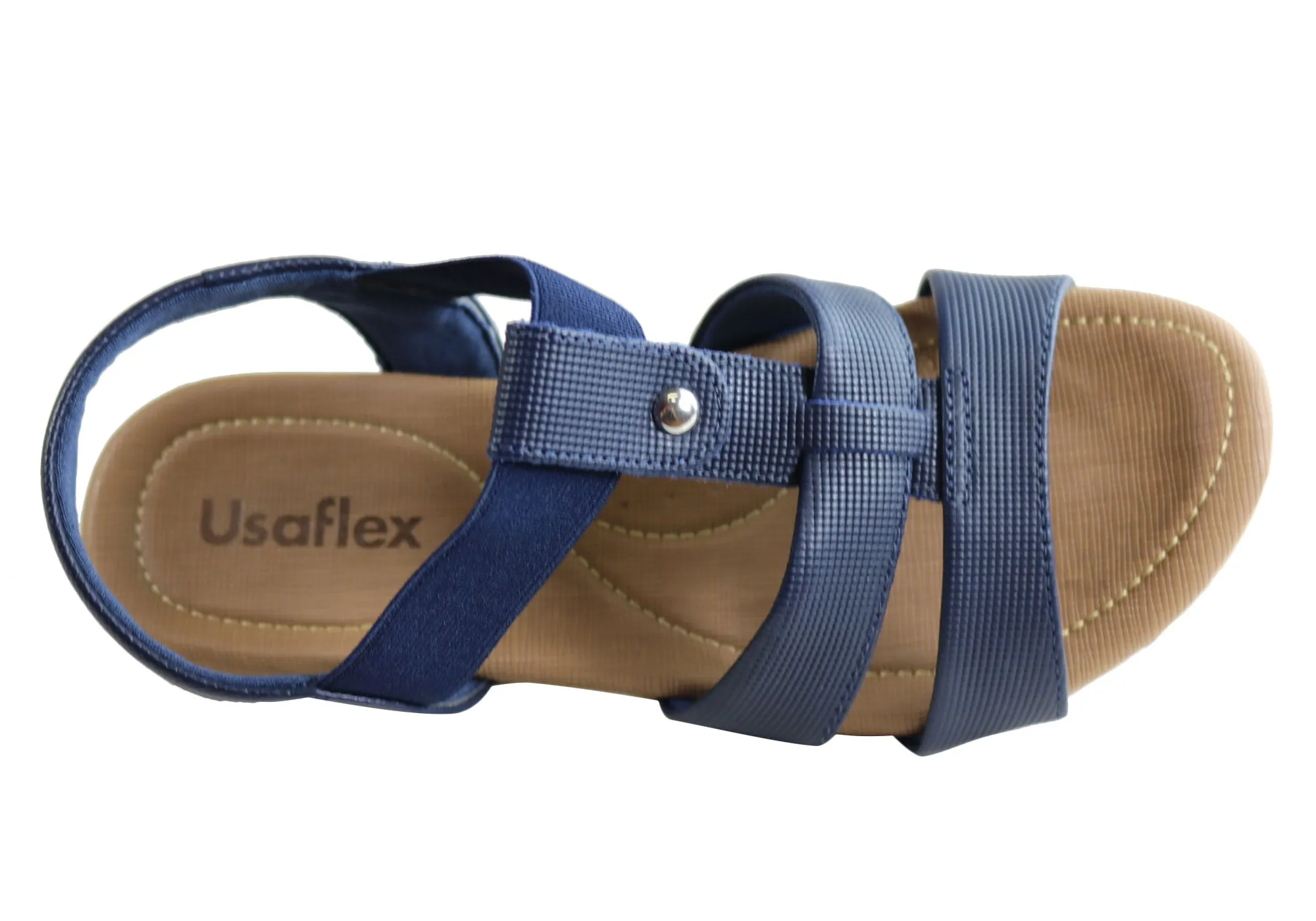 Usaflex Ventura Damen Bequeme Gepolsterte Ledersandalen Hergestellt In Brasilien Usaflex Schuhe