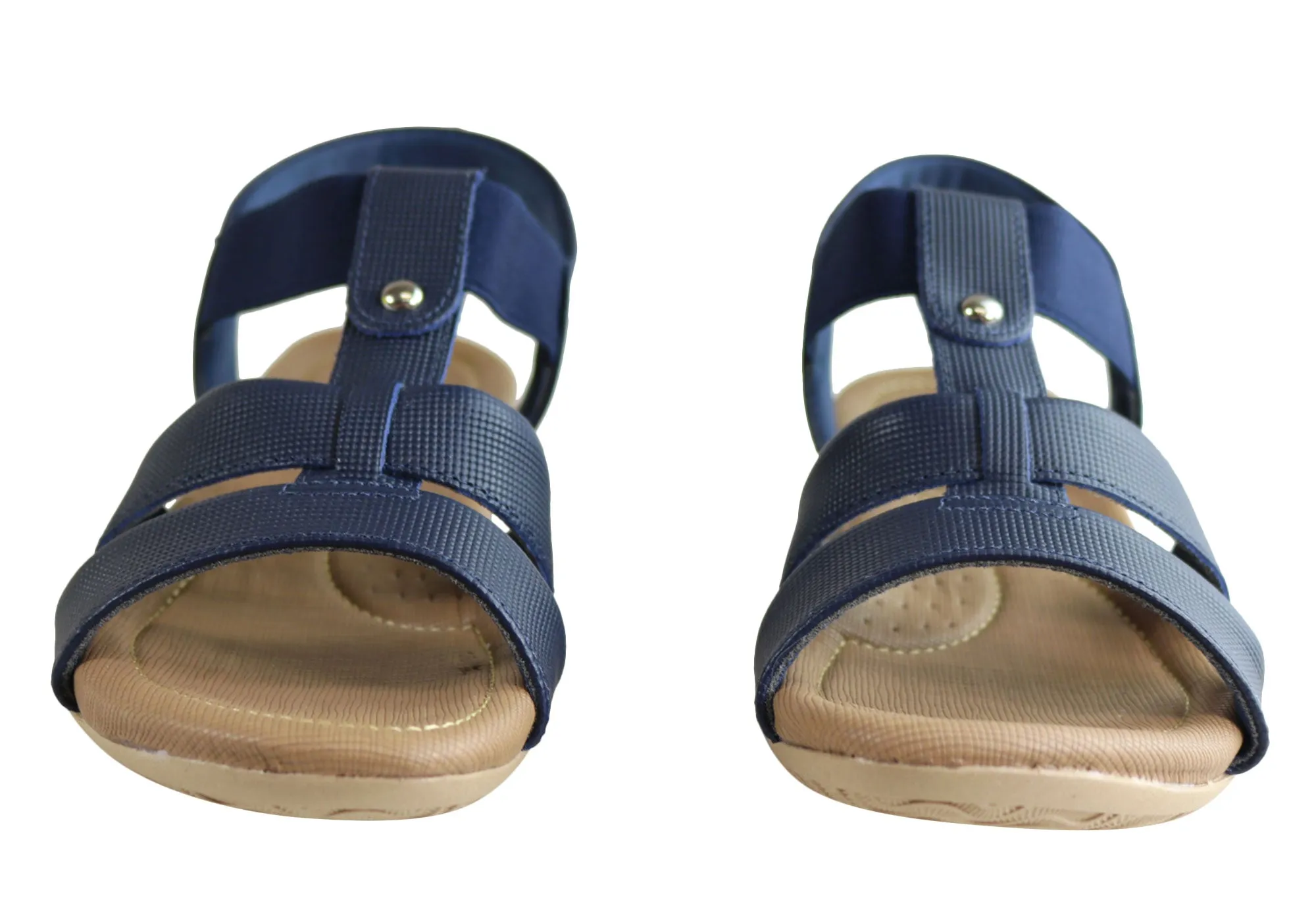 Usaflex Ventura Damen Bequeme Gepolsterte Ledersandalen Hergestellt In Brasilien Usaflex Schuhe
