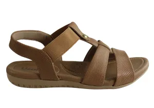 Usaflex Ventura Damen Bequeme Gepolsterte Ledersandalen Hergestellt In Brasilien Usaflex Schuhe